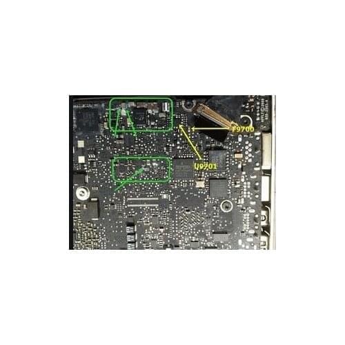 2pairlot, U9701 F9700 for Macbook pro 13" Retina A1425 820-3462 LCD backlight iC and fuse