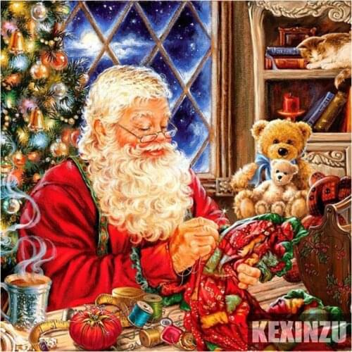 3d Diamond Embroidery Old man Cross Stitch Diamond Painting Branch Full Square Drill Mosaic Rhinestones Wall Sticker C-477