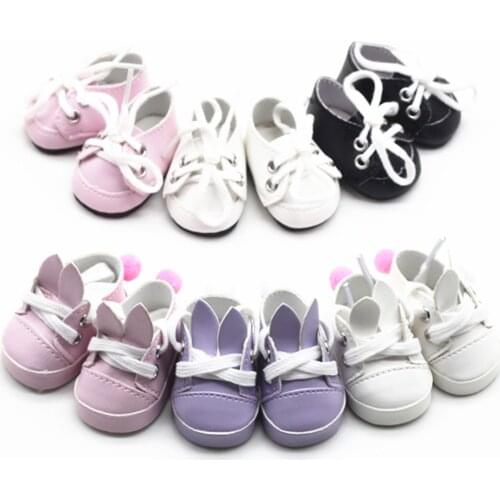 Pink/White/Black/Purple High Quality 5cm Doll Accessories Shoes For 1/6 BJD Doll 14 inch EXO Dolls Mini Toys Shoes Accessories