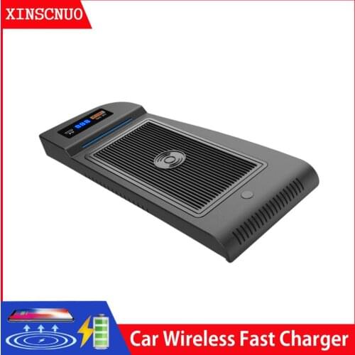 Car Accessories For Toyota Alphard 2015-2020 wireless mobile charger QI wireless Fast charging phone Car Charging Pad