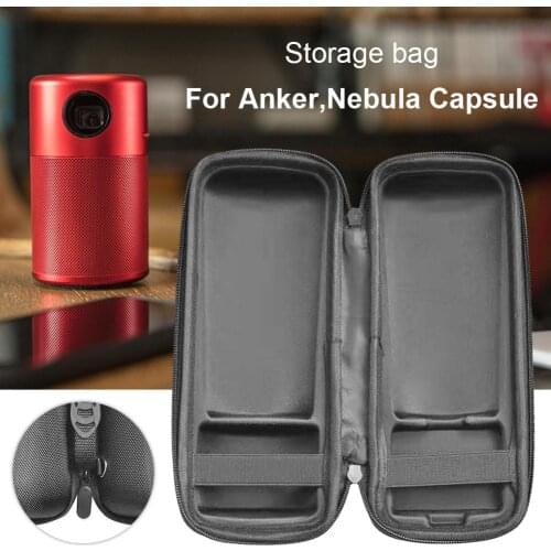 Storage Bag Cover for Anker Anke Tencent Aurora M2 Coke Canister Projector EVA Hard Travel Case for Anker Nebula Capsule Smart M