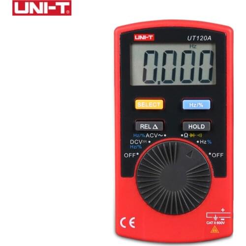 UNI-T UT120A UT120B UT120C Auto Range Pocket Size Stype Digital Multimeter Frequency Diode Easy Carry