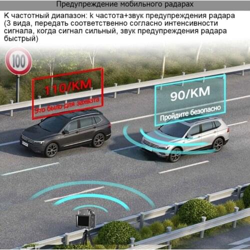 G5AD Car Ra dar Detector English Russian Auto 360 Degree Vehicle MAX525C Speed Voice Alert Alarm Warning LED Display