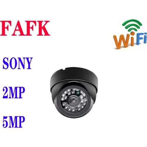 HD Wifi 1080P 5MP Sony imx307 imx335IP network ONVIF H.265 starlight dome home surveillance camera audio TF card slot