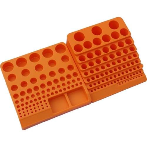 2pcs/set plastic case ingathering box collet drill bit inserts carbide endmill storage box for CNC machine parts collecting