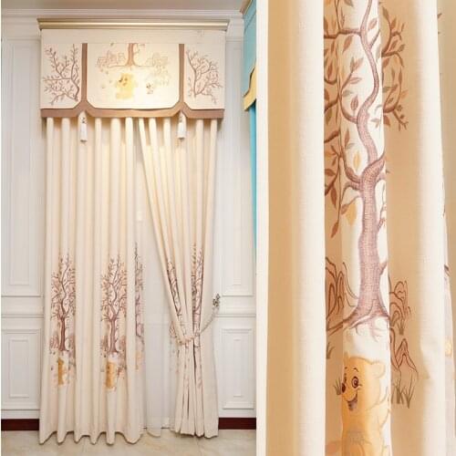 Chinese high-grade pink cashmere blackout curtains for bedroom living room,kitchen curtains high quality custom curtains