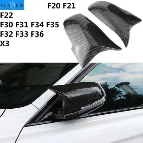 1 Pair Rearview Mirror Cover Cap ABS for BMW Series 1 2 3 4 X M 220i 328i 420i F20 F21 F22 F23 F30 F32 F33 F36 X1 F87 E84 X1 M2
