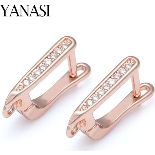 4 Colors DIY Women Earrings Material Gold/Silver Earring Hooks Accessories For Jewelry Making Tassels Pearls Dangle Earrings