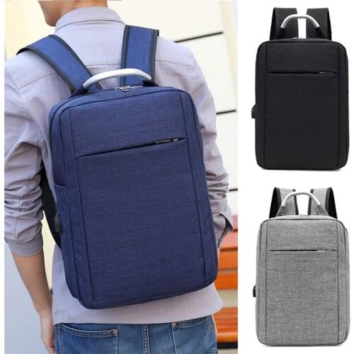 Multifuction Anti-Theft Office Men Womens Usb Charging Backpack Laptop Notebook Travel School Business Bag Oxford Ultralight Bag