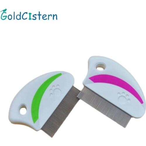Fashion Lice Flea Removal Comb Pet Cleaning Supplies Dog Grooming Cat Fine-toothed Combs Pet Dog Brush