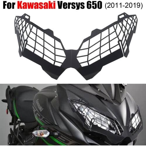 Motorcycle modified headlight headlight cover anti-fall protection cover for KAWASAKI VERSYS 650 11-19 / VERSYS 1000 15-19