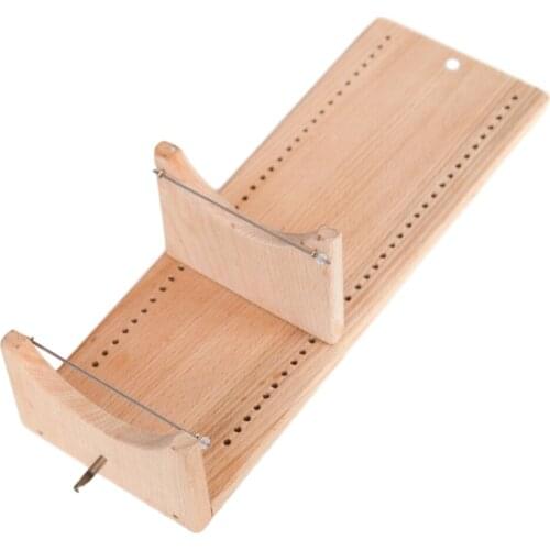 Small Size Home Make Bracelets,Necklaces Knitting Tool Machine Wooden Efficient Adjustable Beading Loom