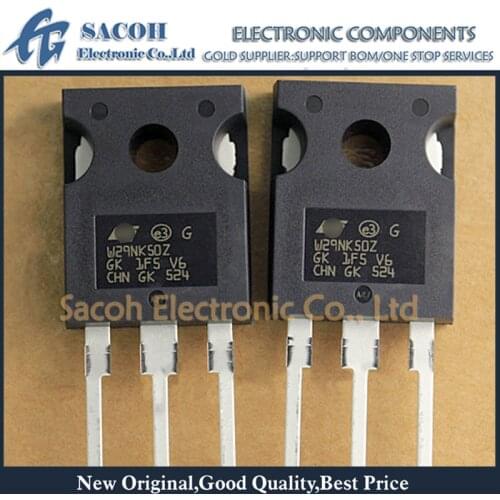 New Original 10PCS/Lot STW29NK50Z W29NK50Z or STW28NK60Z W28NK60Z TO-247 500V 31A Zener-Protected MOSFET
