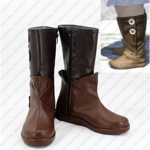 Final Fantasy XIV Cosplay Shoes Anime Boots