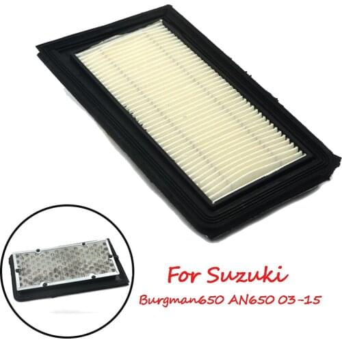 Motorcycle Air Intake Filter Cleaner Cotton Gauze Air Filter For Suzuki Burgman650 AN650 Skywave650 2003-2015