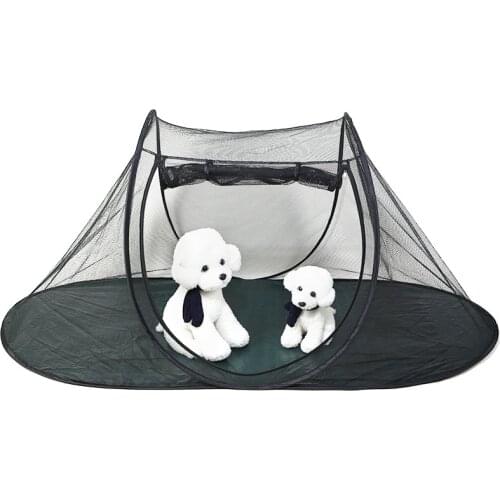 Portable Pet Playpen Tent Turtles Dog Anti-Mosquito Net Fence Foldable Outdoor Puppy Kennel Cat Travel Cage Mesh Shade