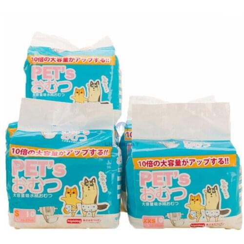 30PCS Super-absorbent Pet Diapers Leak-proof Nappies Cotton Underwear Disposable Dog Health Pants Female Dog Physiological Pant