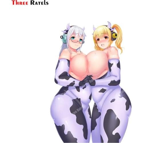 Three Ratels A370 Anime Game Role Super Pochaco And Super Taruco Nitroplus For Bedroom Wall Sticker Vinyl Materal Auto Decals