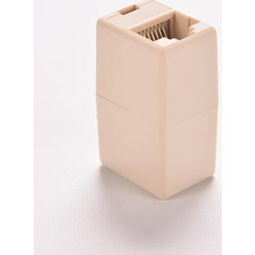 5PCS Universal RJ45 Cat5 8P8C Socket Connector Coupler For Extension Broadband Ethernet Network LAN Cable Joiner Extender Plug