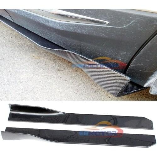 Currency short Style Body decoration Carbon fiber Side skirts For BMW E46 E60 E39 E87 E90 E92 F30 B514