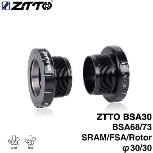 BSA30 BB68 MTB Road Bike External Bearing Bottom Brackets 68/35MM to BB30/PF30/386 Crankset Axle