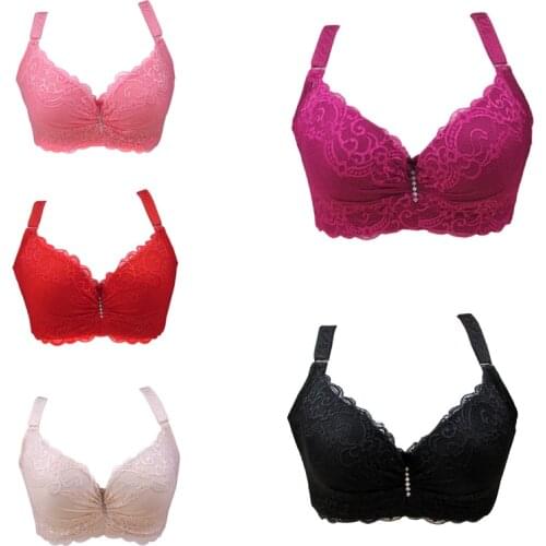 ITFABS Fashion Brand Womens Sexy Push Up Lace Bra Brassiere Underwire Lingerie Underwear Plus Size 5Colors Bras