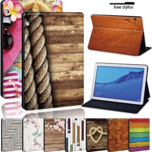 For Huawei MediaPad M5 Lite 8"/M5 10.8"/M5 Lite 10.1"/T3 8.0"/T3 10 9.6"/T5 10 10.1 Drop Resistance Leather Tablet Cover Case