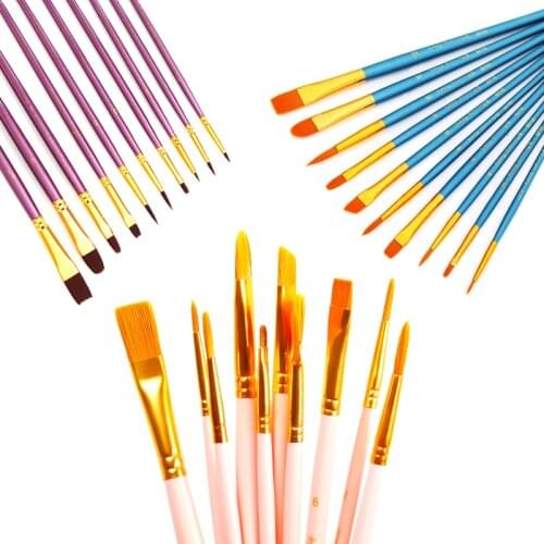 Нейлоновые кисти для рисования Ginflash China At AliExpress