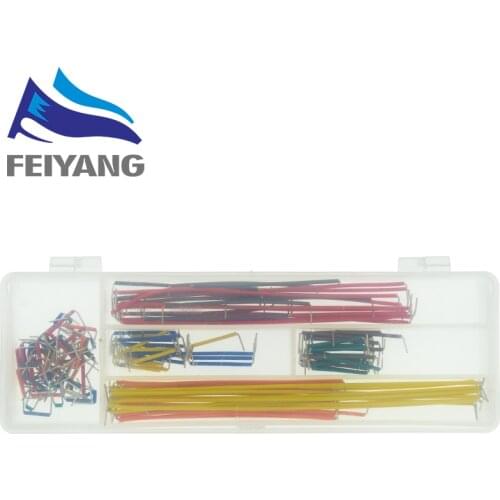 Hot Sell 140pcs U Shape Solderless Breadboard Jumper Cable Wire Kit For Arduino Shield For raspberry pi Drop