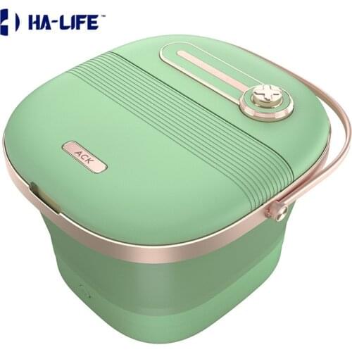 HA-Life Folding Bubble Foot Barrels Of Household Washing Feet Fully Automatic Electric Heating Thermostat Calf Massage Foot Bath