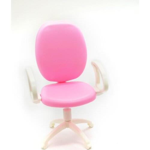 1pc office Chair Doll Furniture for Barbie Doll 1/6 Princess Dollhouse Accessories Decoration Girl Toy Set Baby Pretend Play