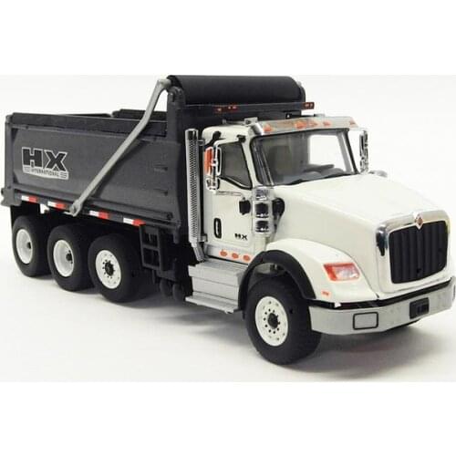 Alloy Model DM 1:50 Scale International HX620 4X2 Dump Truck Tractor Vehicles DieCast Toy Model for Collection Decoration