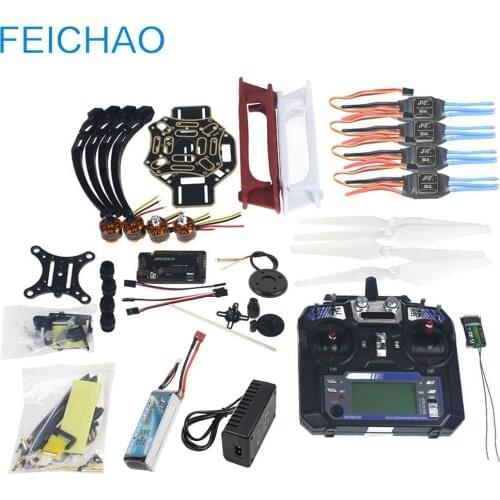 Upgraded FPV DIY F450 RC Quadcopter Airframe 2.4G 6CH GPS APM2.8 Flight Control w Camera Gimbal Mount Drone Unassembly RTF Set