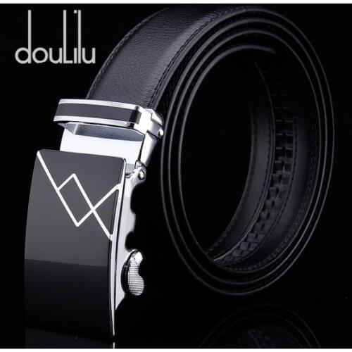 Fashion Belts for Men Famous Top Quality Luxury Brand Designer Genuine Leather Man Strap Male Metal Automatic Buckle Waist Belt