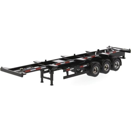 NEW Diecast Masters DM 1/50 Scale 40' Skeletal Trailer In Black-Trailer Only