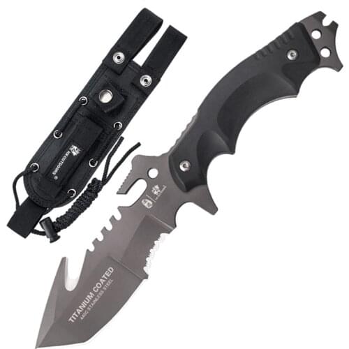 HX OUTDOORS NEW Tactical Survival Camping Knife, High Quality Hunting Survival Tactical Knife Jungle Survival predator Knives