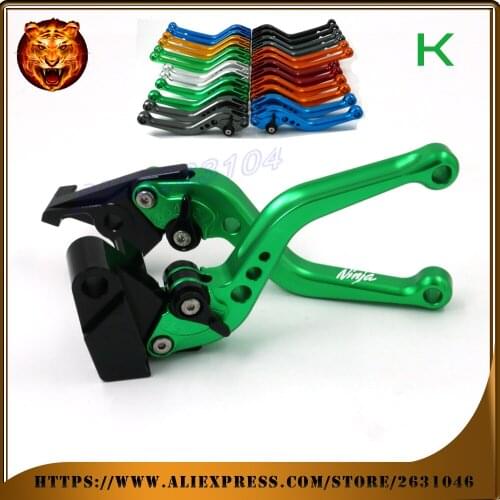 Adjustable RACING Brake Clutch Levers For KAWASAKI GPZ500S/EX500R NINJA ZR750 ZEPHYR FREE SHIPPING Motorcycle 90 91 92 13 08 09
