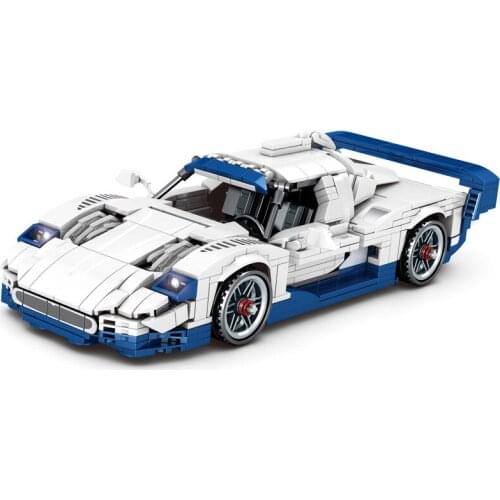 Speed Champions MC12 Pull-Back MOC Sports Racing Car Classic Rally Building Blocks Vehicle Bricks Model Toys For Children Gift