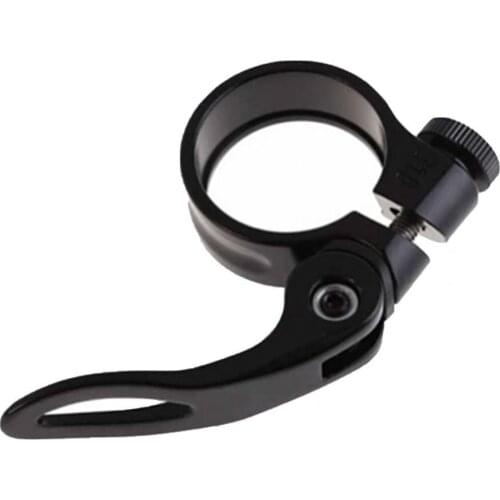 Useful Seatpost Clamp Safe High Strength Quick Release Aluminum Alloy Firm Fine Workmanship Seatpost Clip for MTB