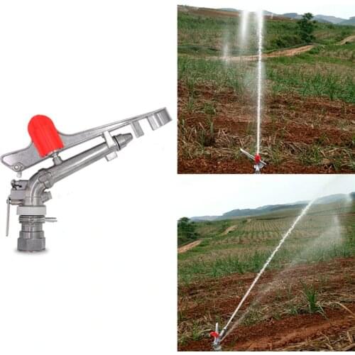 1 1/2" DN40 Rotating Irrigation Sprinkler Head Garden Lawn Spray Nozzle Watering Gun