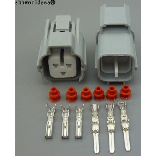 Worldgolden 3pin 2.2m for Toyota modified Automotive camshaft sensor plug plastic wiring cable connector 6189-0131 6181-0072