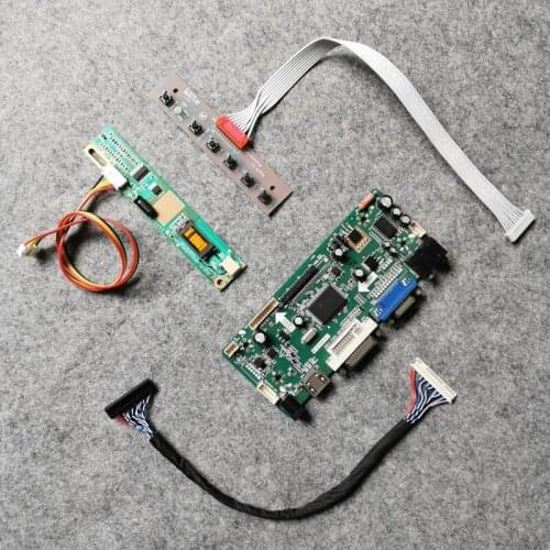 1680*1050 Kit Fit LTN170P/LTN154MT02/LTN154P1/LTN154P2/LTN154P3 matrix 1CCFL LVDS 30 Pin M.NT68676 VGA+DVI LCD drive board