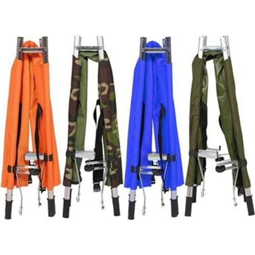 2020 thickened folding simple home elderly fire rescue lifesaving stairs first aid medical single stretcher