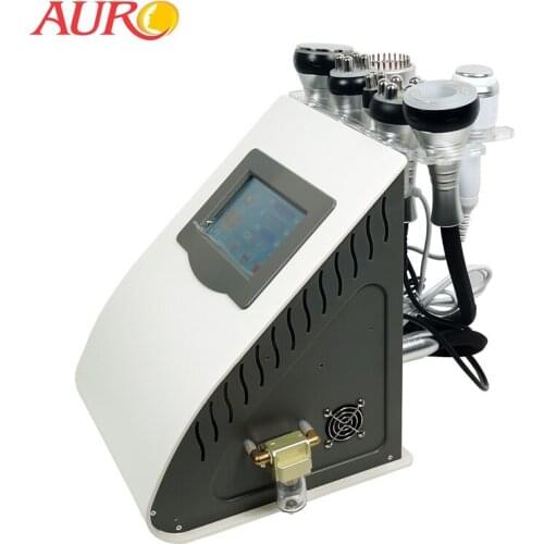 2021 AURO New 7 in 1 Photon Microcurrent Vacuum Radio Frequency RF Slimming Ultrasonic Liposuction Cavitation Machine For Spa