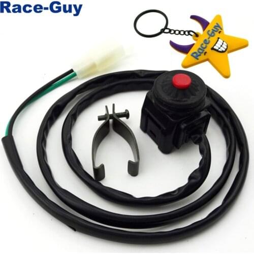 22mm Button Handle Kill Off Switch For Chinese Pit Dirt Bike Motorcycle Yamaha Suzuki SSR SDG GPX Lifan YX