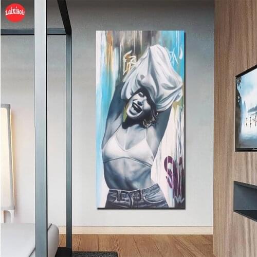 5d mosaic Diamond Painting Modern art, woman undressing diamond Embroidery full square&round Diamond cross stitch home decor