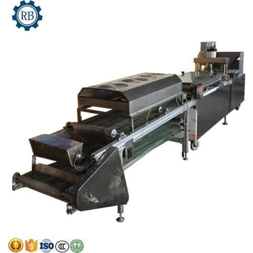 Automatic crepe tortilla chapati roti maker samosa skin pastry sheet making pressing machine roaster duck wrapper press machine