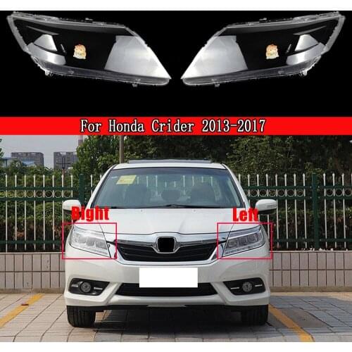 Car Front Headlight Lens Cover Lampshade Glass Lampcover Caps Headlamp Shell For Honda Crider 2013-2017 Auto Lamp Light Case