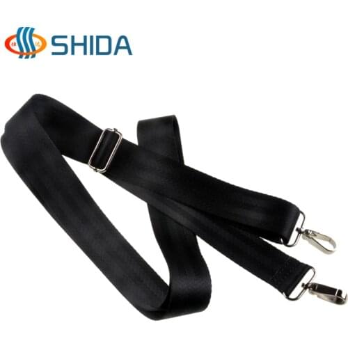 Free shipping 3.8*150cm shoulder bag accessories taping Nylon Strap webbing belt with Double hanger hook for computer bags