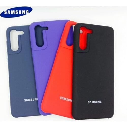 Samsung S8 Case S20 Fe Liquid Silica Gel Galaxy S21 Ultra Touch Back Protective Shell Silk S10 Plus for Note 20 S9 Cell Phone S9